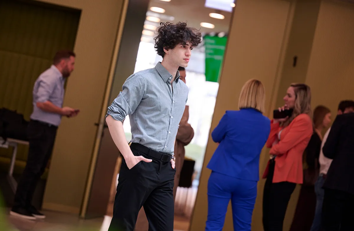 Salvador Villarroel az OTP Bank–BCE Mentorprogram megnyitóján, 2026 március